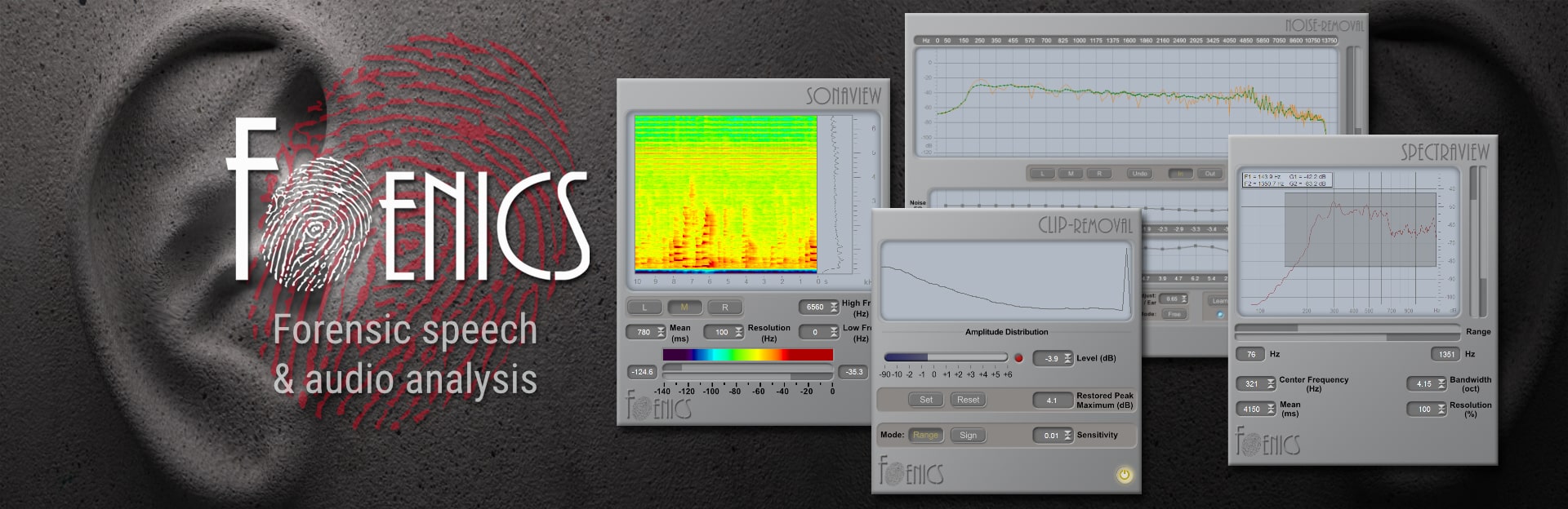 Foenics (forensic audio) Banner